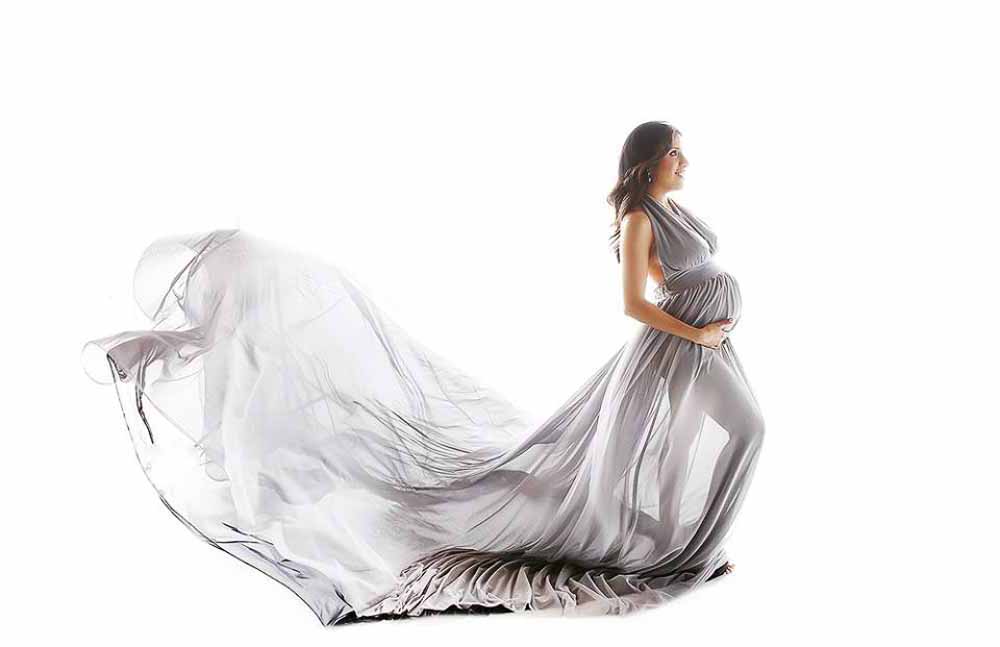 køb kjole til gravid fotografering Viborg
